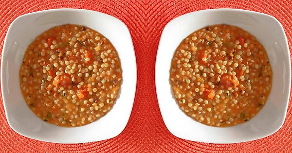 Fregola sarda risottata con zucca