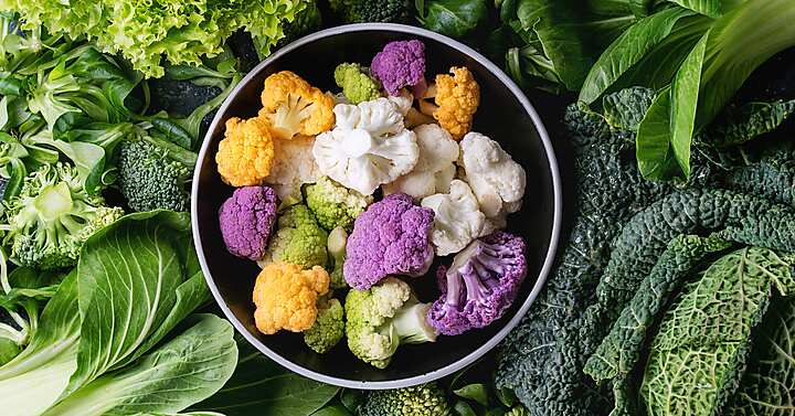 verdure ricche di calcio